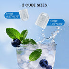 COWSAR Ice Maker Countertop, Portable Ice Machine with Self-Cleaning, 26Lbs/24Hrs, 8 Bullet Ice in 6 Mins with 2 Sizes, Scoop & Basket, Quiet Compact Ice Makers Countertop for Home/Kitchen/Camping