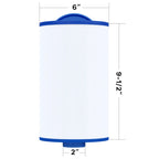 Cryspool® 06012 Filter Compatible with 6CH-402, PMA40L-F2M, X268543, Master Spas Twilight X268365, X26851, X268514, 40 Sq. Ft Spa Filter Cartridge, 2 Pack