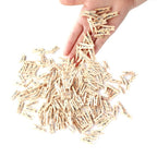 Sturdy 1 Inch Mini Wooden Craft Clothespins 100pcs