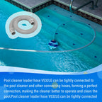 GRONGU Pool Vacuum Leader Hose V532LG - Compatible with Hayward Pool Vac (Plus, Ultra), Navigator, Arneson, Aqua Bug, Diver Dave, Wanda the Whale - 46 in Suction Cleaner Hose