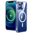 ESR iPhone 12 Case Compatible with MagSafe - Scratch-Resistant, Grippy Frame, Magnetic - Fits iPhone 12/12 Pro, Sidekick Hybrid Case with HaloLock, Clear