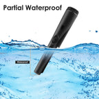 Dmyond Metal Detector Pinpointer, Professional Waterproof Handheld Pin Pointer Wand, Search Treasure Pinpointing Finder Probe with 9V Battery for Adults, Kids - Black