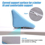 Beuuatm Lateral Support for Wheelchair Side Guards, Wheelchair Back Support Wedge Cushion for People Unable to sit Upright in wheelchairs