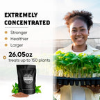 DYNOMYCO Concentrated Premium Mycorrhizal Inoculant - Root Enhancer/Stimulator/Booster - Mycorrhizae for Plants for Healthier, Stronger & Larger Roots - Supreme myco strains - Treats 150 Plants!
