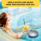Zomixzo Hot Tubs Replacement Cartridges Compatible with Frog @Ease Floating System SmartChlor Cartridges, Ideal for Hot Tubs Up to 600 Gallons, 4-Pack