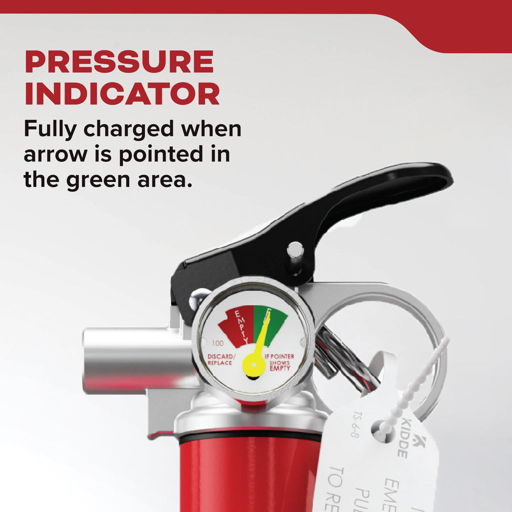 Kidde Mariner PWC Marine Fire Extinguisher for Boats, 5-B:C, 3.3 Lbs., Coast Guard Approved, Mounting Bracket (Included), White