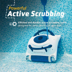 Dolphin Nautilus Pool-Up Robotic Pool Vacuum Cleaner up to 26 FT - Wall Climbing with Scrubber Brush