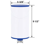 Wowreed Spa Filter Compatible with 303279, FC-2402, Free Flow, AquaTerra, Fantasy Hot Tub Filter, 1 1/2" Finer Thread (1 Pack)