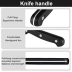 Kitchen Knife, 3-Pcs Knife Set, 8 Inch Chef Knife, 5 Inch Utility Knife, 3.5 Inch Paring Knife, Ultra Sharp Chef's Knives in High Carbon Stainless Steel, Ideal for Cooking, Chopping, Slicing and BBQ