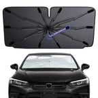 2026 Windshield Sun Shade Umbrella, Foldable Car Sunshade for Mid-Size Sedan, 360 Rotating Automotive Interior Sun Protection for 99% Heat UV Blocking, Auto Heat Shield Accessories(Medium)
