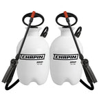 Chapin 22541 Pump Sprayer, 1‑Gallon, Foaming, Lawn & Garden, Translucent Poly Tank, Adjustable Nozzles, Anti‑Clog Filter, 12" Wand, 34" Reinforced Hose for Weed, Pest, Fertilizer Applications, 2 Pack