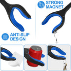 Tottist 6 Pack Grabber Reacher Tool for Elderly, 32" Extra Long Litter Stick Lightweight Handy Claw Grabber for Arm Extension Garbage Gripper Trash Pick up Litter Picker Garden(Blue Classic)