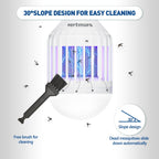 vertmuro Bug Zapper Light Bulb, 2-in-1 Indoor Electric Mosquito Killer Lamp with UV LED Light, Fly Insects Trap for Home Entryway Balcony Patio(3 Pack)