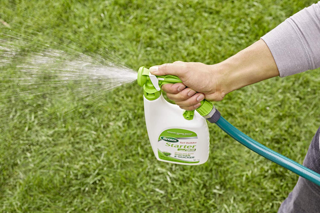 Scotts Turf Builder Starter Fertilizer for New Grass Ready-Spray, 32 fl. oz.