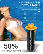 Replacement for Nature2 Duoclear 25 35 Mineral Cartridge W28000 W28001 Fit for All Zodiac DuoClear Fusion Soft Vision Pro Above Ground Ingroud Pool system, for up to 35,000 Gallons Pool