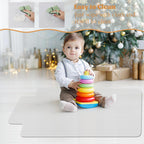 KMAT Office Chair Mat,Easy Glide Hard Wood Tile Floor Mats,Chair Mat for Home Office Rolling Chair,Heavy Duty Floor Protector -Anti-Slip-45 x53 with Lip