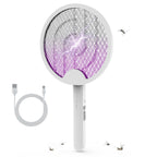 iHave Electric Fly Swatter, 2-in-1 Bug Zapper for Home Indoor and Outdoor Use, Rechargeable Dual Modes Mosquito Zapper, Say Goodbye to Bugs in Your Bedroom, Kitchen, Backyard, Patio and Camping