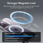 ESR for iPhone 14 Pro Max Case, Compatible with MagSafe, Shockproof Military-Grade Protection, Yellowing Resistant, Magnetic Classic Hybrid Case (HaloLock), Clear