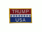 2024 Trump Patriotic Iron Sew On Patch Set Tactical Biker Leather Jacket Vest Patches, 6 Pieces with American Flag, Military, 2nd Amendment - Make America Great Again - MAGA Inspired Gear for Patriots