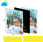 CDLong Seasonal Garden Flag Set of 12 Double Sided 12 x 18 Inch Yard Flag, Small garden flags for outside, Christmas Spring Seasonal Flag for Outdoor Holiday Decorations