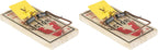 Victor M205 Easy Set Plastic Pedal Sustainably Sourced FSC Wood Humane Snap Rat Trap (Pack of 3)