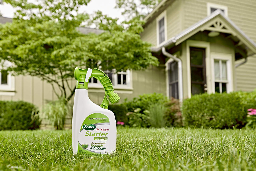 Scotts Turf Builder Starter Fertilizer for New Grass Ready-Spray, 32 fl. oz.