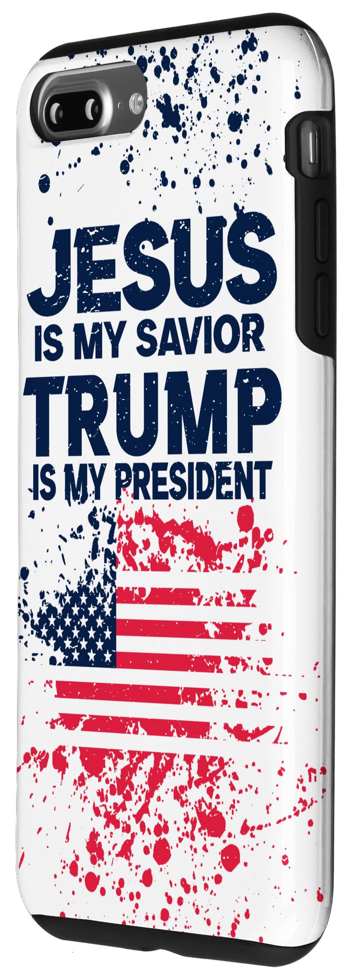 iPhone 7 Plus/8 Plus Trump Is My President phone case American Flag Trump 2020 Case