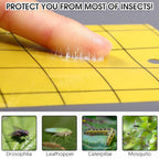 200 Pcs Yellow Sticky Trap for Gnats 3*5 Inch Sticky Fruit Fly Trap with Tie Dual-Side Plant Sticky Trap for Flying Insect Fungus Bugs Sticky Catcher Trap Sticky Flying Sticky Trap for Indoor Outdoor