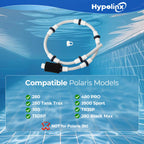 Hypolinx Polaris-Compatible B5 Complete Sweep Hose - Restores Cleaning Power for Polaris 280, 380, 180, 480 Pool Cleaners - Includes Tail Scrubber, Wear Rings & Clamp(NOT for 360)
