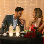 4PCS White LED Candles (D:2.5" x H:7") ,Flameless Pillar Candles,Battery Operated Candles/Fake Candle, Velas Artificiales Para Decoracion for Valentine's Day Wedding Diwali Fall Christmas Decorations