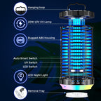 CreateFun Bug Zapper Outdoor, 2026 Upgraded 3 in 1 Rechargeable Bug Zapper with 5000mAh Battery & LED Night Light, 4000V Cordless Waterproof Mosquito Zapper for Outside,Patio,Backyard,Garden Black