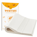 SMARTAKE 400PCS Parchment Paper Sheets, 12 x 16 IN Pre-Cut Baking Parchment, Non-Stick Kitchens Cookie Baking Paper, for Oven Grilling Air Fryer Steaming Bread Cake Cookie Meat Pizza (White)