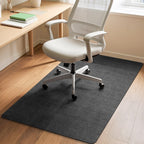 HomeMall Office Chair Mat for Hardwood and Tile Floor, 48" x 36" Computer Desk Chair Mat, Anti-Slip Mat for Rolling Chair, Large Floor Protector for Home Office, Dark Grey
