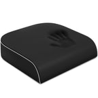 SweetSlubr Seat Cushion for Taibone Pain Relief, Office Chair Cushion, Memory Foam Large Chair Cushion with Non-Slip Cover for Soft Support at Office Chair, Car Seat, Airplane, Bleacher Black/Large
