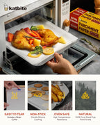 Katbite Heavy Duty Parchment Paper Roll for Baking, 12 in x 524 ft Non-Stick Baking Paper for Cooking, Baking Cookies, Grilling, Air Fryer and Steaming