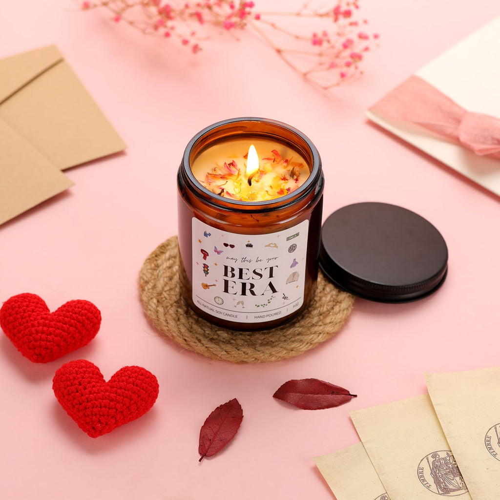 Taylor Inspired May This Be Your Best Era Scented Candle - Natural Soy Lavender Candle- 9Oz, Cool Gifts Idea for Christmas, Birthday Gift for Fans, Fun Presents