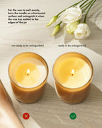 96NORTH | Pure Coconut Candle | 100% Natural Soy Wax | Jar Candle | Natural Fragrance Technology | Non Toxic | Up to 35 Hours Burning Time | Aromatherapy Gift for Men and Women