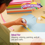 Colorations 9" x 12" Mediumweight White Construction Paper - 500 Sheets, Bulk Pack Art Paper, Arts and Crafts, School Supplies, Drawing, Coloring, Painting, 3D Art Paper