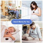CallToU Wireless Caregiver Pager Call Button Nurse Calling Alert System Call Bell Elderly Patient Disabled with 2 Transmitters 1 Plug-in Receiver 1 Battery Portable Receiver
