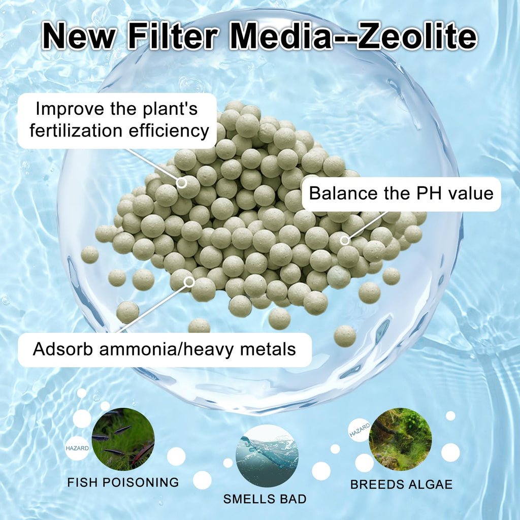 16 Pack Filter Cartridge for Tetra Whisper Bio-Bag Filters, Medium Replacement Filter Cartridges for Aquariums Compatible with Tetra Whisper Filters 10i / IQ10 / PF10 and 20 Gallons ReptoFilter