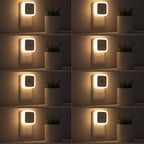 Night Light, Night Lights Plug into Wall 8-Pack, Nightlight Plug in Night Light, Dusk to Dawn Night Lamp Led (Warm White)
