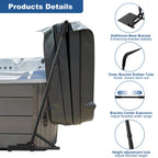TOCRETOARE Hot Tub Cover Lifter, Spa Cover Lift, Hot Tub Cover Lift Removal System Height 31-41 Inch Adjustable, Fit for Most Spa Hot Tubs