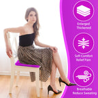 KYSMOTIC Gel Seat Cushion for Long Sitting (Super Large & Thick), Soft & Breathable, Gel Cushion for Wheelchair, Gel Chair Cushion for Hip Pain, Gel Seat Cushion for Office Chair