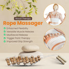 Wood Therapy Massage Tools Kit (Set of 4) - Lymphatic Drainage Massager - Body Roller - Body Sculpting - Wood Massage Tool for Cellulite - Maderoterapia Kit - Massage Tools w/ Storage Bag