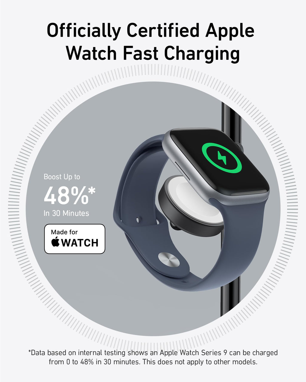 Anker MagSafe-Compatible iPhone 16 Wireless Charging Stand, MagGo 3 in 1 Wireless Charging Station, Qi2 Certified 15W Wireless Charger, Desk Accessory, for iPhone 16/15/14/13/12, Apple Watch, AirPods
