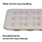 OXO Good Grips Non-Stick Pro Ceramic Coated Metal Bakeware 12 Cup Muffin Pan – Biscuit