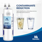 MARRIOTTO MRW1 Refrigerator Water Filter Compatible with Whirlpool W10295370A, EDR1RXD1, Filter 1, W10295370, P4RFWB, P8RFWB2L, 46-9930, 46-9081 Refrigerator Water Filter | Pack of 3