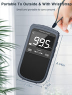 AM FM Walkman Radio:900mAh Rechargeable Portable Transistor Pocket Radio with Best Reception Digital Tuning, LCD Screen,Stereo Earphone Jack, Sleep Timer and Alarm Clock for Jogging,Walking Grey
