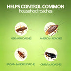 Cockroach Gel Bait Indoor (120g, 4×30g) – German Roach Bait for Kitchen Cabinets, Under Sink & Appliances – Precision Syringe Pest Control Solution