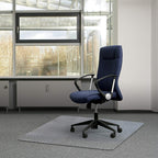 Kuyal Office Chair Mat for Carpets,Transparent Thick and Sturdy Highly Premium Quality Floor Mats for Low and No Pile Carpeted Floors, with Studs (30" X 48" Rectangle)